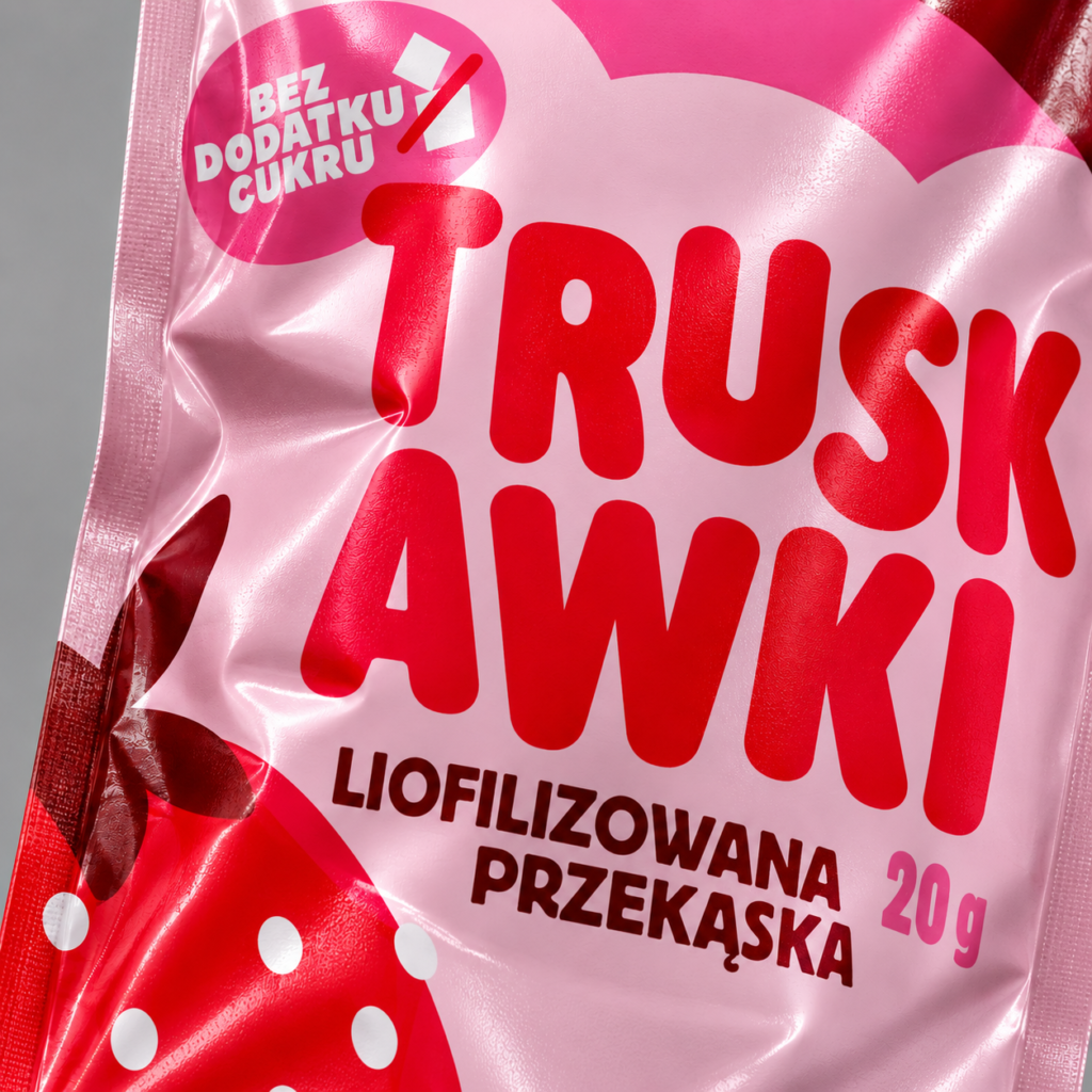Projekt graficzny opakowania przekąsek SOEASY